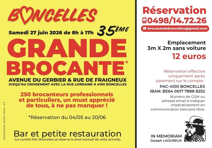  35e Grande Brocante Boncelles