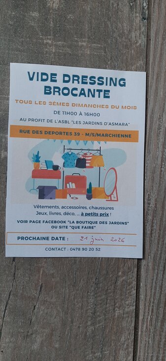  Brocante vide dressing printemps/ été