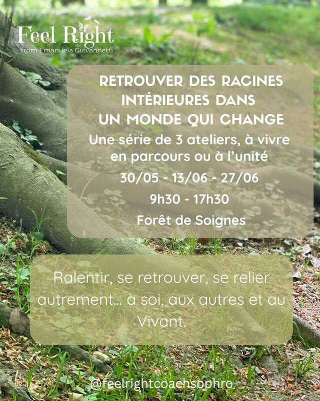 Stages,cours Retrouver racines intérieures dans monde change