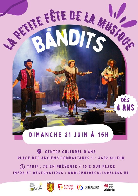 Spectacles Concert pour enfants - Bandits