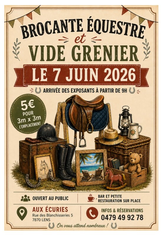  Brocante équestre vide grenier