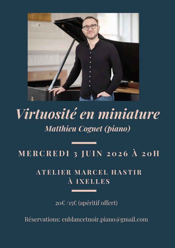 Concerts Récital pianiste Matthieu Cognet
