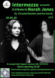 Concerts Tribute Norah Jones avec Chrystel Wautier ses musiciens