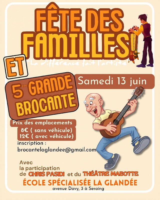  Brocante l école glandée