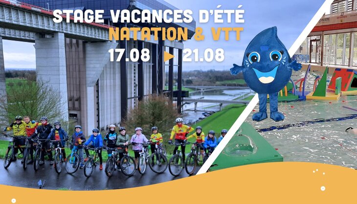 Stages,cours Stage été Natation & Vtt