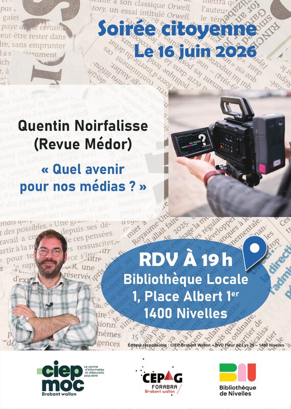 Conférences Soirée Citoyenne - Quel Avenir pour Médias ?