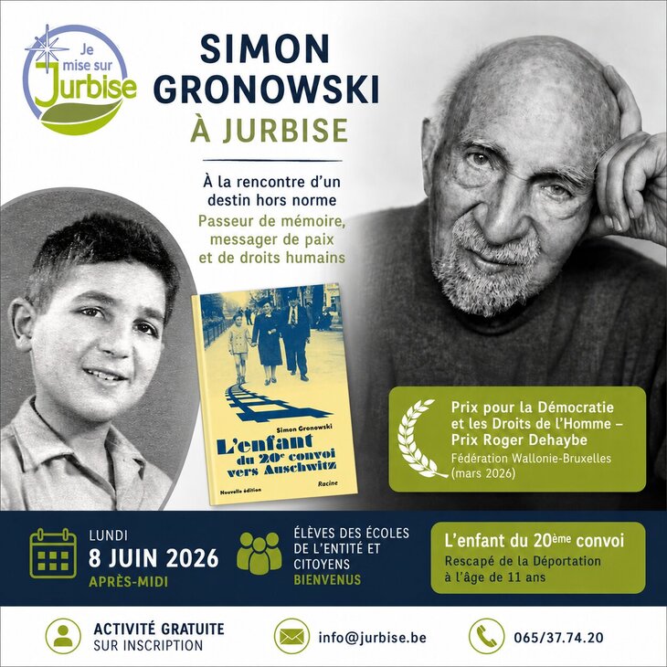 Conférences Rencontre avec Simon Gronowski, rescapé la Shoah