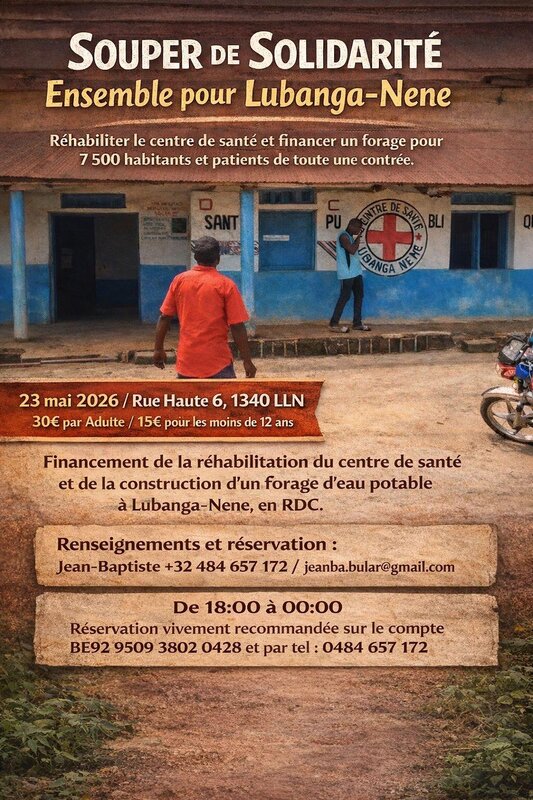 Soirées Souper Caritatif-Réhabilitation Centre santé Thérèse Rdc