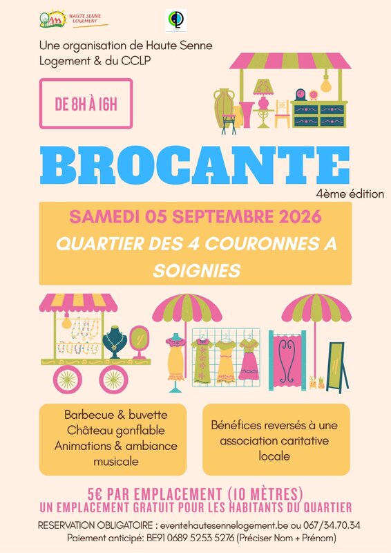  4ème Brocante Haute Senne Logement