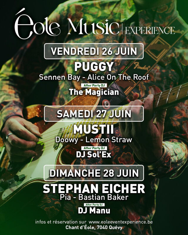 Concerts Eole Music Experience