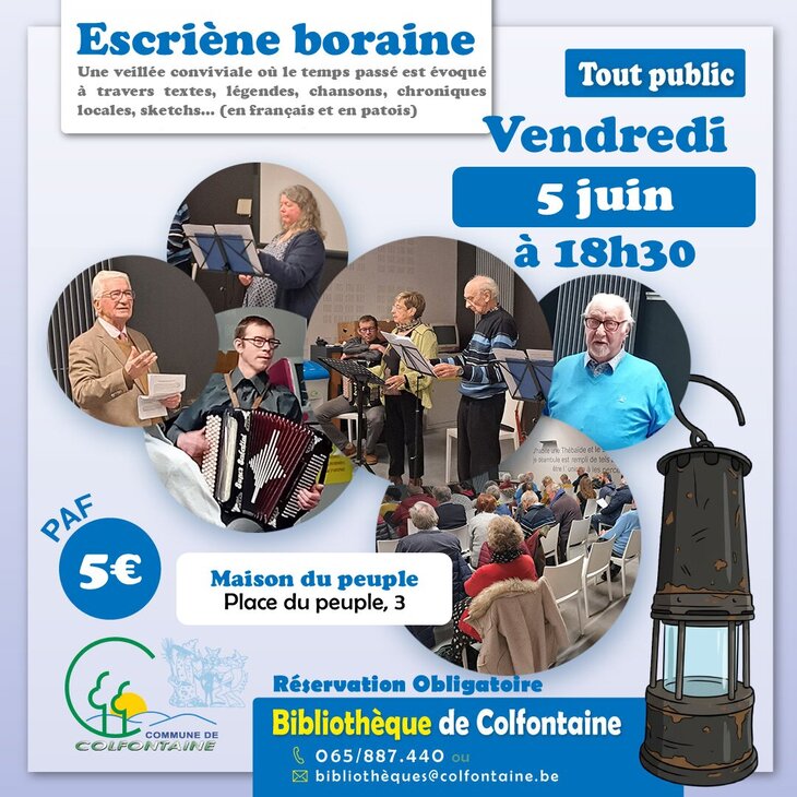 Conférences Escriène boraine