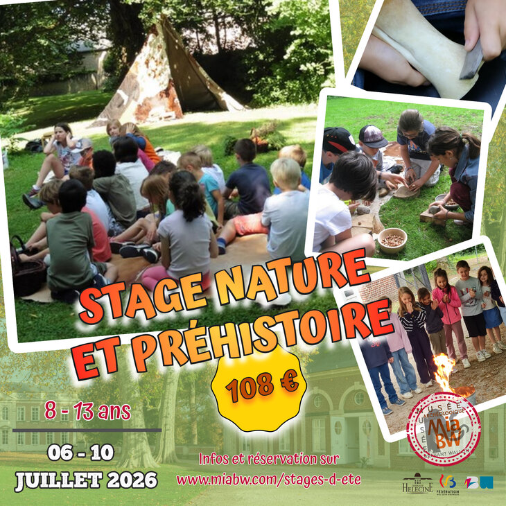 Stages,cours Stage Nature Préhistoire