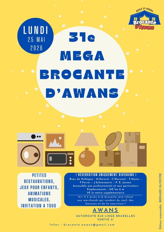  31ème méga brocante d Awans
