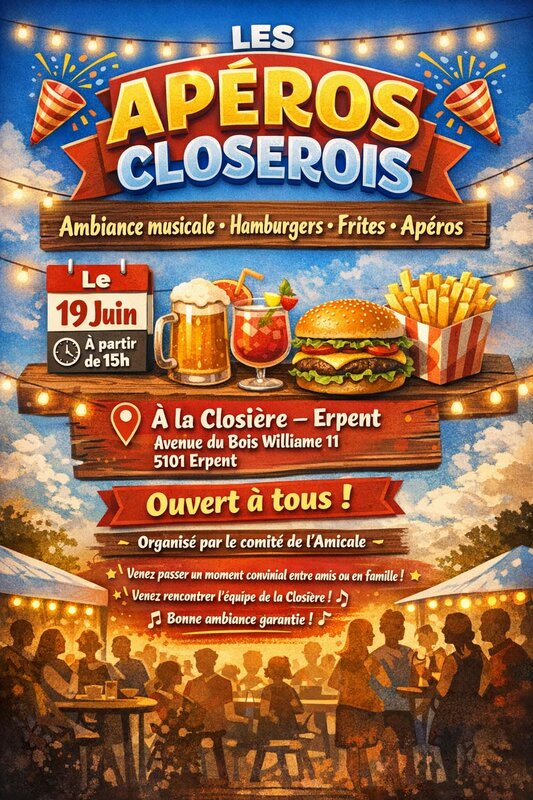 Loisirs Les apéros Closièrois