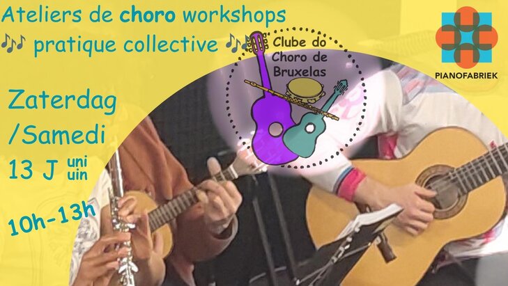 Stages,cours Ateliers pratique collective Choro