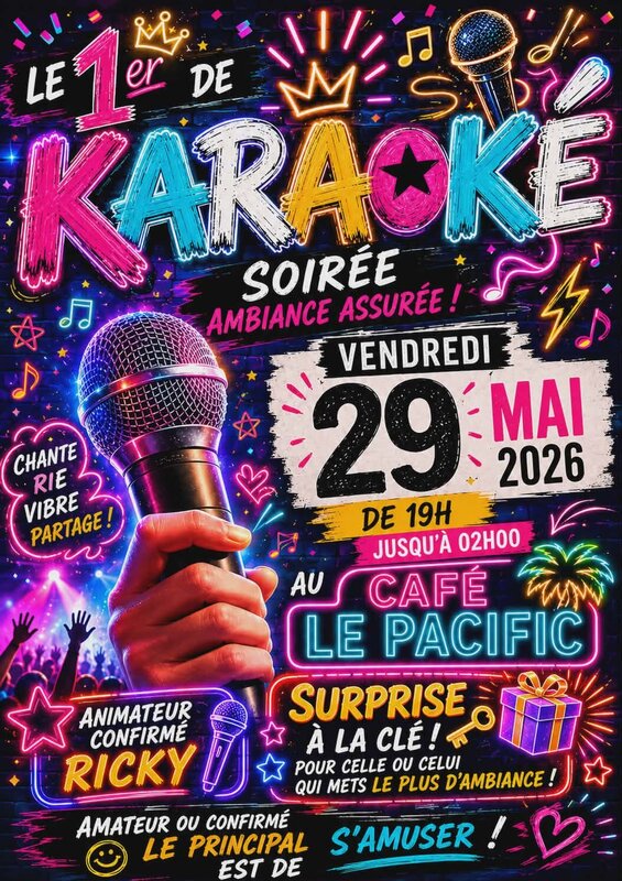 Soirées 1er karaoke avec ambiance assurée