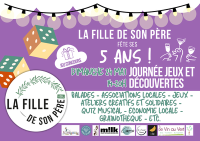 Loisirs La Fille Son Père Fete 5 - Journée jeux découvertes