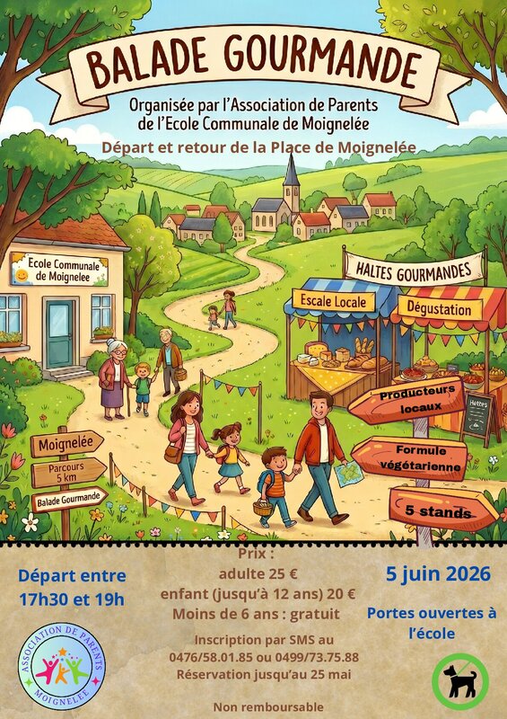 Loisirs Balade Gourmande Moignelée
