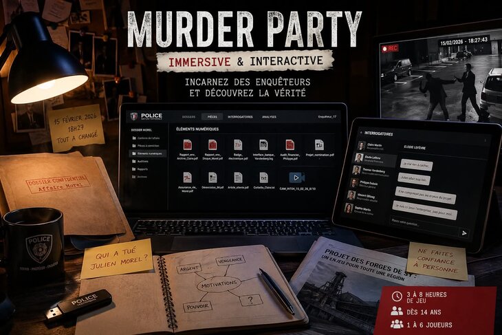 Loisirs Murder Party Interactive Affaire 47-B : Décès Forges Sy