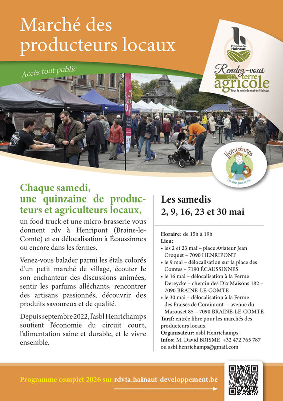 Loisirs Marché producteurs locaux la Ferme Coraimont
