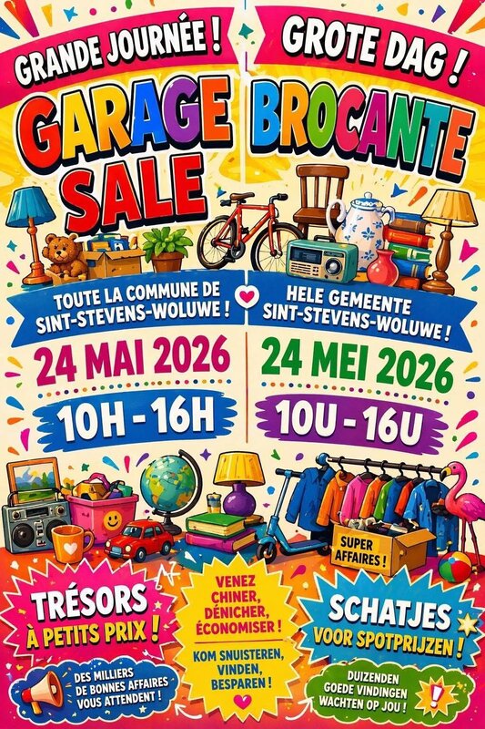  Garage sale Woluwe saint Etienne / Sint Stevens Woluwe