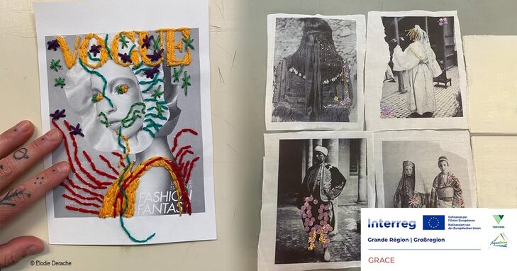 Stages,cours Atelier broderie photo textile