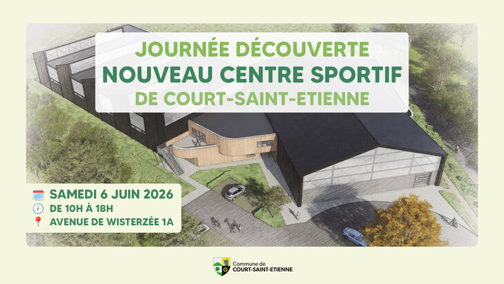 Loisirs Journée découverte Nouveau centre sportif Court-Saint-Etienne