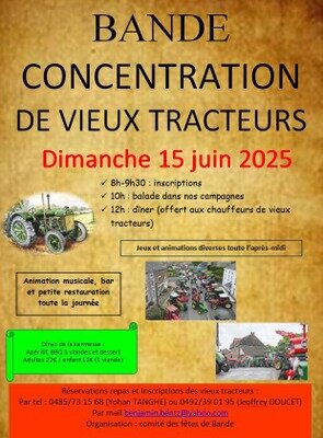 Loisirs Concentration vieux tracteurs | Bande