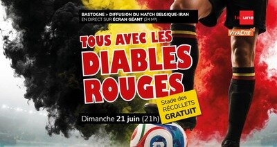 Loisirs Coupe Monde : match Belgique / Iran