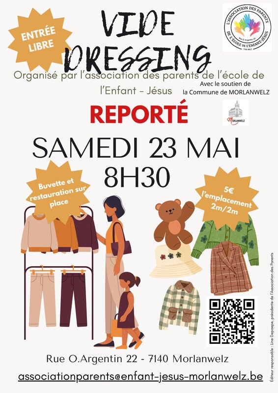Loisirs Vide dressing l association parents l école l Enfant - Jésus