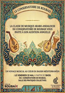 Concerts Audition musique arabo-andalouse Conservatoire