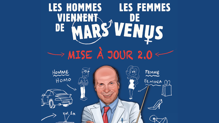 Spectacles Les Hommes viennent Mars les femmes Vénus - Mise jour 2.0
