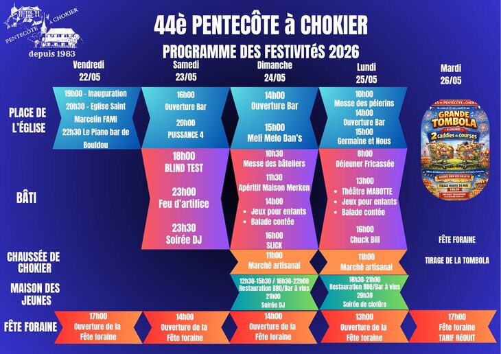 Loisirs 44ème Pentecôte Chokier