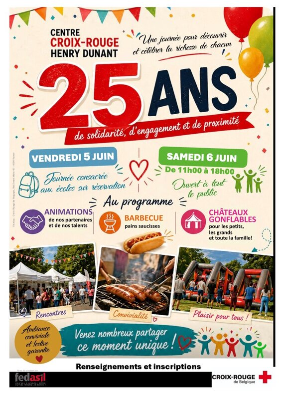 Loisirs Fête centre Croix Rouge Henry Dunant