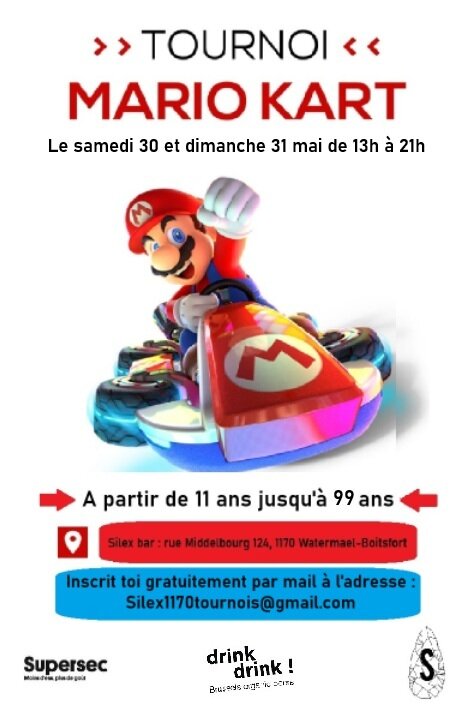 Loisirs Tournoi Mario Kart 8 ado/adulte
