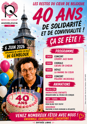 Loisirs Festivités pour 40 des Restos coeur