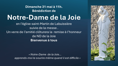 Stages,cours Bénédiction Notre-Dame la Joie