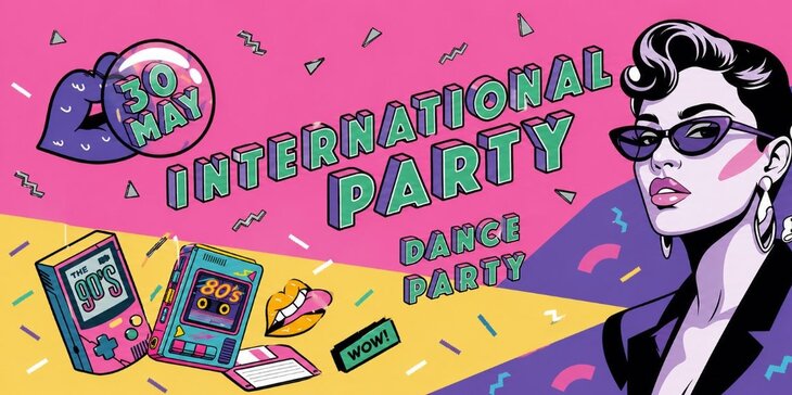 Soirées International party 80 s 90 s 2000 s