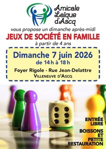 Loisirs Après-midi jeux société Foyer Rigole