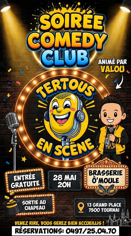 Spectacles Soirée Comedy club