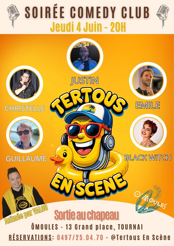 Spectacles Soirée Comedy club