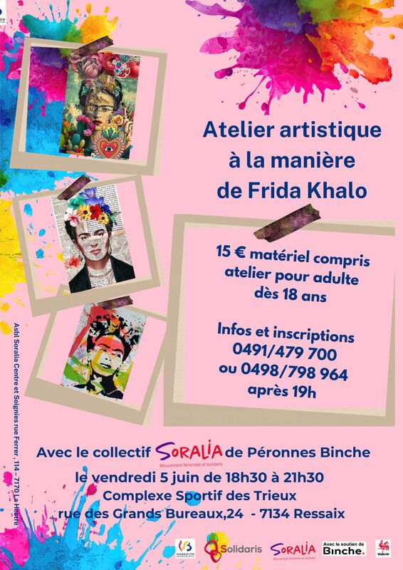 Stages,cours A manière Frida Khalo