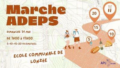Loisirs Marche Adeps l école communale Lonzée