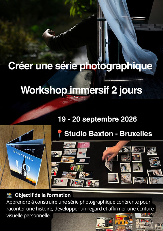 Stages,cours Créer série photographique
