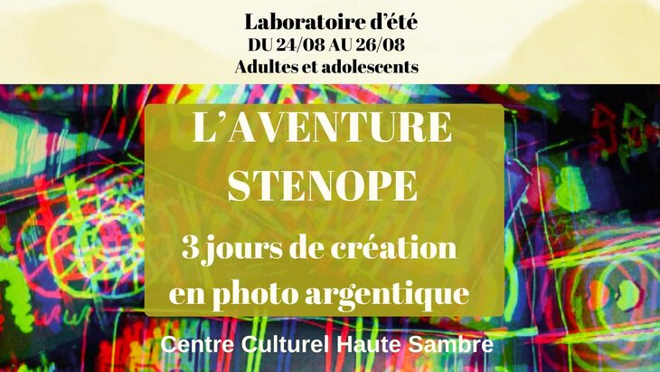 Stages,cours « L’Aventure Sténopé Laboratoire 3 jours photo