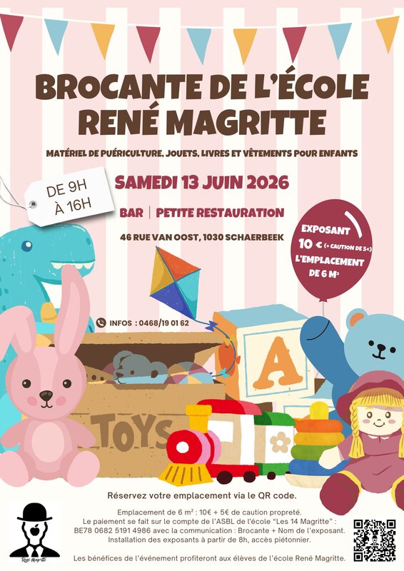  Brocante l école René Magritte