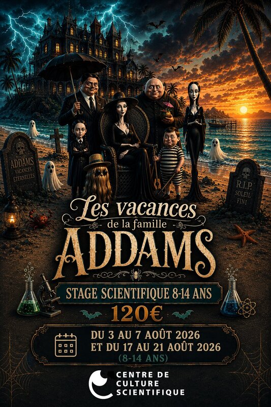 Stages,cours Stage  Les vacances la famille Addams 