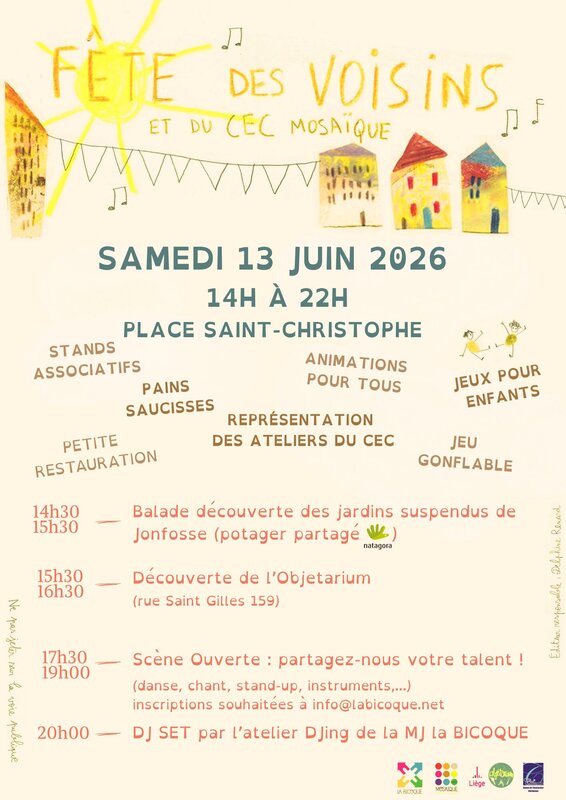 Loisirs Fête voisins du Mosaïque