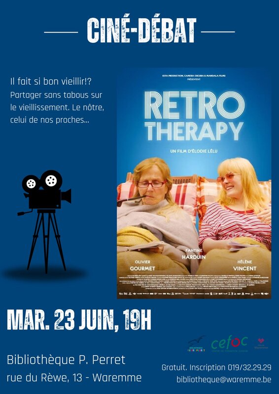 Spectacles Ciné-débat Retro therapy : fait bon vieillir...?