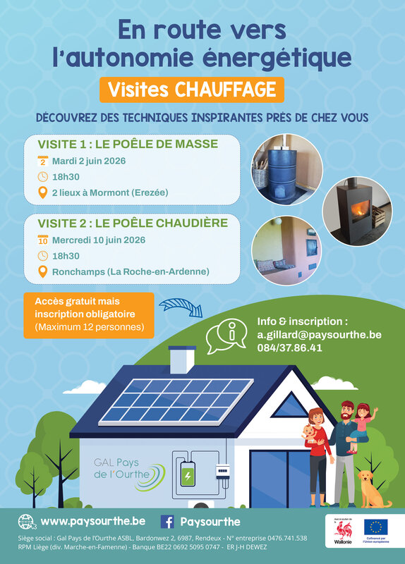 Conférences Visite terrain : poêle chaudière